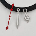 Diving NH35 Hands SUB Hands Silver Black Watch Hands For NH34 NH35 NH36 NH38 Movement Watches Pointers Lightning Second Hands. 