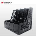 Multi-function Plastic Storage Hanger 4 Section Divider File Paper Magazine Rack Holder Office Home Desktop Book Box Bookshelf. 