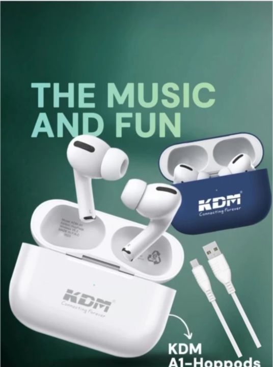 KDM%20A1%20Hop%20Pods%20Bluetooth%20V5.4%20Truly%20Wireless%20Earbuds%20With%20Mic,%20Supop%20Bass%20(Low%20Latency%2060ms)%20For%20Gaming%20With%20Free%20Case%20And%201%20Years%20Warranty%20-%20Image%205