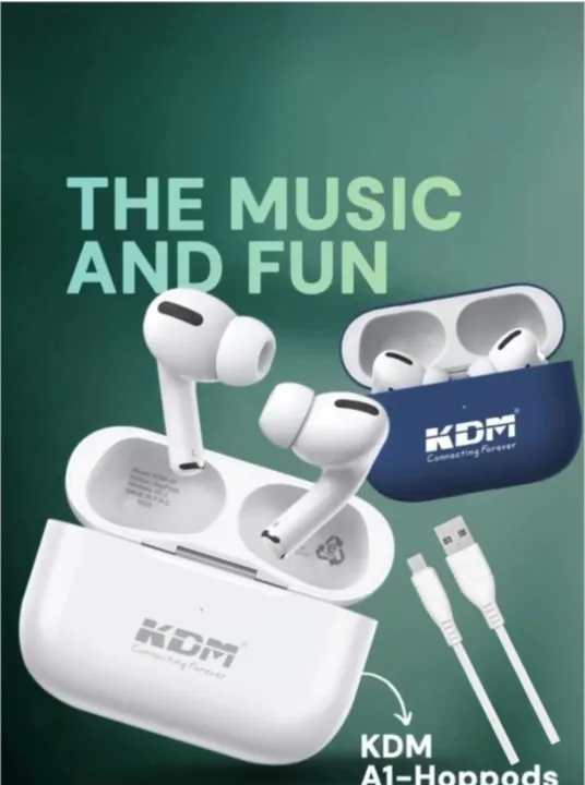 KDM%20A1%20Hop%20Pods%20Bluetooth%20V5.4%20Truly%20Wireless%20Earbuds%20With%20Mic,%20Supop%20Bass%20(Low%20Latency%2060ms)%20For%20Gaming%20With%20Free%20Case%20And%201%20Years%20Warranty%20-%20Image%205