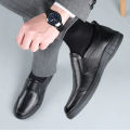 (Instant delivery) men's leather shoes, leather shoes, men's leather shoes, men's shoes, black leather shoes. 
