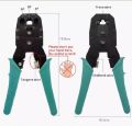 Crimping Tool for 4P/6P/8P, RJ-11/RJ-12/RJ-45 Network and Telephone Cables - Modular Telecom Crimping Tool Network Cable Pliers Ratchet Crimping Pliers (Crimper). 