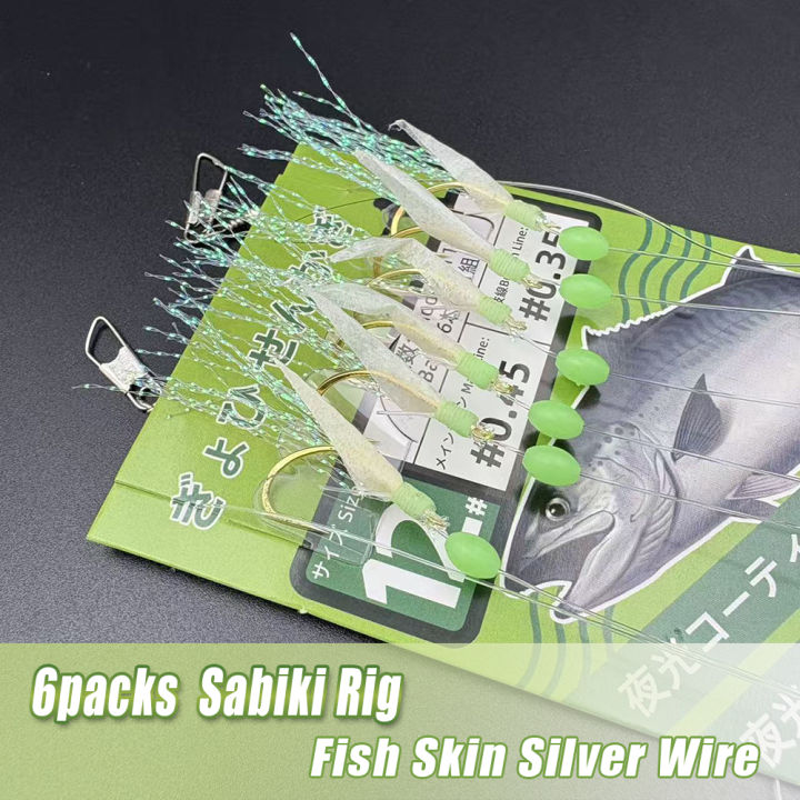 6-pack%20Sabiki%20Rig%20Fish%20Skin%20Silver%20Wire%20with%20luminous%20beads,%20fishing%20bait,%20fishing%20string%20hook,%20mackerel,%20sardine%20bait%20-%20Image%203