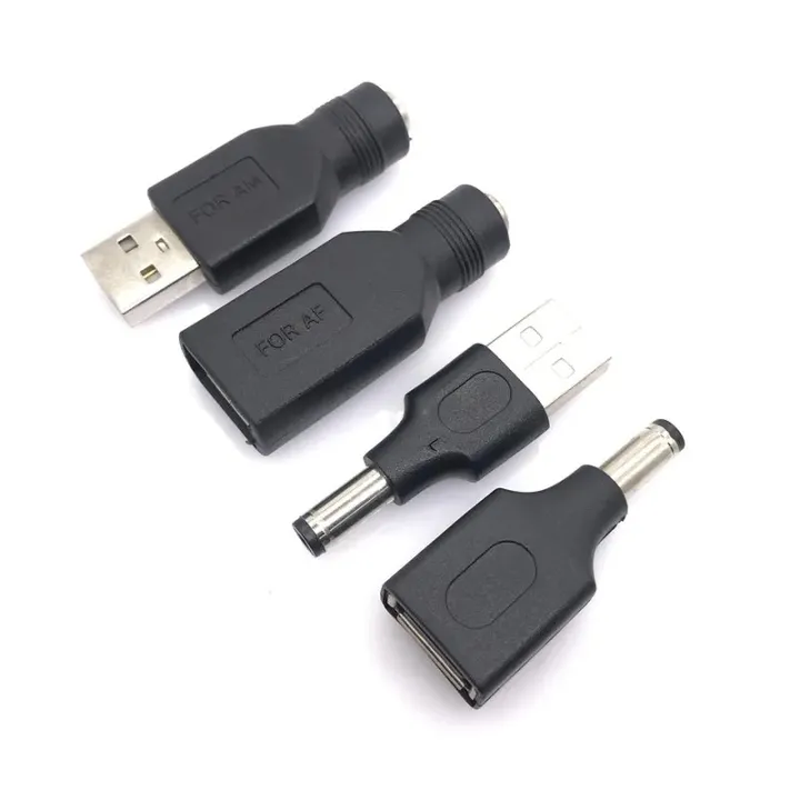 Usb Plug Adapter Reference DC Female To USB 2.0 Type A Male Plug DC Jack Socket Connector 5V Power ...
