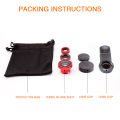 3 In 1 Fisheye Wide Angle Micro Camera Lens for iPhone Redmi 3in1 Zoom Fish Eye Len on Smartphone Lenses With Phone Clip.
