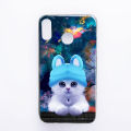 Huawei Honor 8C Soft Back Cover with Cat Design Slim Fit Flexible Printed Case. 