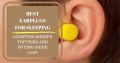 Pu Foam anti- noise waterproof Earplugs sound sleep earmups 1 pair. 