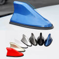 Waterproof Universal Car Radio Antenna Shark Fin Roof Decorative Antenna with Adhesive Tape Base with FM/AM Radio Function. 