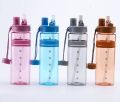 2 In 1 Water Bottle With Straw 100% BPA Free Made With Food Grade Plastic 700 Ml. 