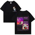 Kanye West Graduation Bear Double Sided Printed T shirt Men Women Fashion Hip Hop Cool Tops short sleeve Unisex T-shirts 72463. 