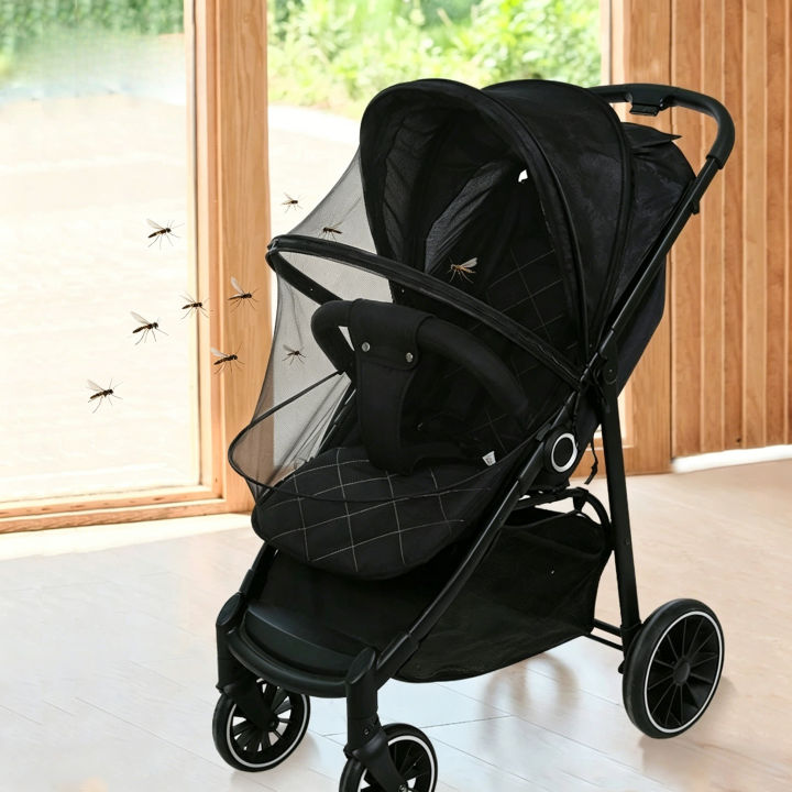 Baby Stroller Mosquito Net Cart Insect Netting Stroller Cover Newbron Baby Outdoor Kids Ventilate Mesh Cart Stroller Accessories