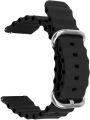 44/45/49mm Silicone ocean Straps in blackcolor for smart watch. (Lets change the colorof smart watch strape). 
