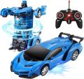 Remote Control Transform Car Robot Toy for Boys Rechargeable 2in1 Cars. 