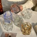 Unique Whisky Glass Irregular Transparent Glass Wine Cup Drinking Glasses for Home Summer Beverage Cup Kitchenware. 
