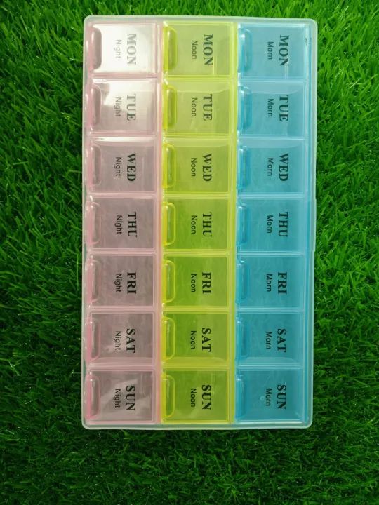 smart Small size Medicine Container 7 Days Pill Box/ Medicine Organisation Box