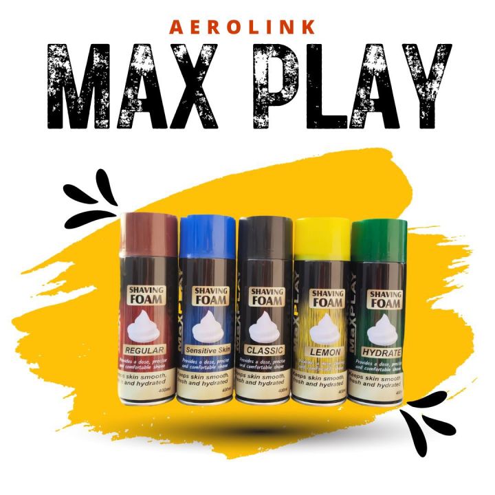 Max Play Shaving Foam 400ml