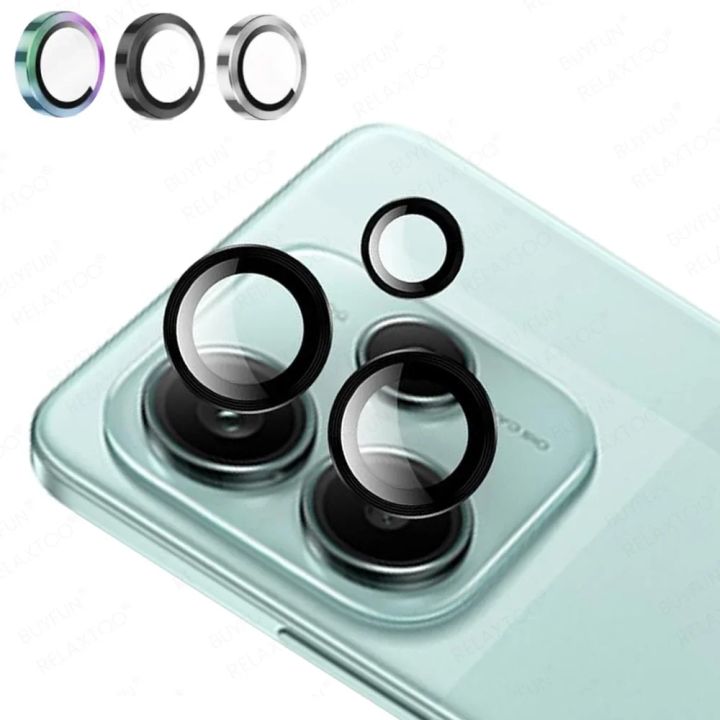 Camera Lens Protector for  Redmi Note 14 13 Pro+ Back Glass Lens Cover Note14 Pro 14Pro 4G Note13 13Pro Plus 5G Metal Ring