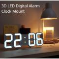 Cute Wall Clock Room Decor Decoration for Bedroom 3D LED Digital Alarm Times Date Temperature Suitable Table Clocks Home Garden. 