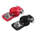 2 PCS Car Auto Quick Release Battery Terminal 1 Black 1 RED Battery Connector Clamps Best for Truck Car  and heavy duty battery with Plastic safety cover Dust prof battery Terminal. 