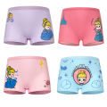 4 Pieces/lot Design Children's Girls Panties Cotton Soft Pretty Cartoon Unicorn Child Underwear for Girls Kids Boxer Breathable.