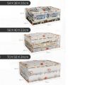Large Capacity Household Clothes Organizer Dustproof Waterproof Transparent Quilt Bag New Printed Three-Dimensional Storage Bag.