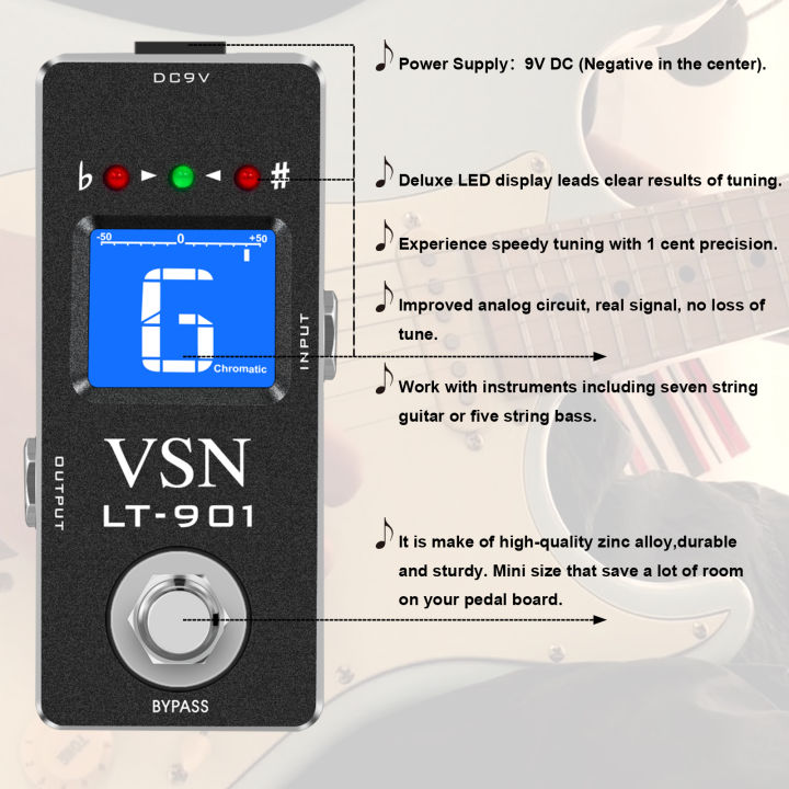 Tuner%20Pedal,Chromatic%20Guitar%20Tuner%20Pedal%20Fast%20and%20Accuate%20Tuner%20for%20High%20Precision%20%C2%B1%201%20Cent%20with%20Pitch%20Indicator%20for%20Pedal%20-%20Image%204