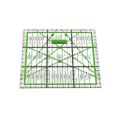 1pc Acrylic Quilting Ruler, Transparent Square Quilter Fabric Cutting Ruler Acrylic Ironing Ruler With Double Colored Grid Line.