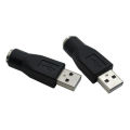 PS2 to USB Convert Adapter for PC Mouse Keyboard Connector PS2 Female Plug to USB Male Plug for PC Computer Cable Extend Adapter.