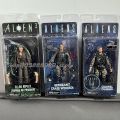 Grid Warrior Alien3 Dog Ellen Ripley Colonel Cameron Sergeant Figure Alien vs Predator Model Toys  Birthday . 