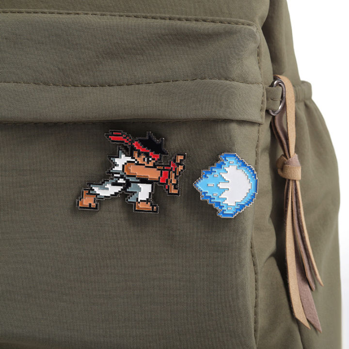 Street%20Fighter%20Game%20Series%20Brooch%20Cool%20Longken%20Haunted%20Ghost%20Wave%20Fist%20Enamel%20Needle%20Anime%20Character%20Metal%20Emblem%20Jewelry%20%20-%20Image%204
