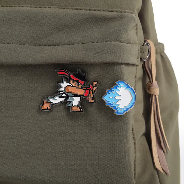 Street%20Fighter%20Game%20Series%20Brooch%20Cool%20Longken%20Haunted%20Ghost%20Wave%20Fist%20Enamel%20Needle%20Anime%20Character%20Metal%20Emblem%20Jewelry%20%20-%20Image%204