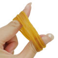 40mm High Elastic Yellow Rubber Band Yellow O Rings Set Fastener StrongRubber Elastic Bands Office School Household Supplies.