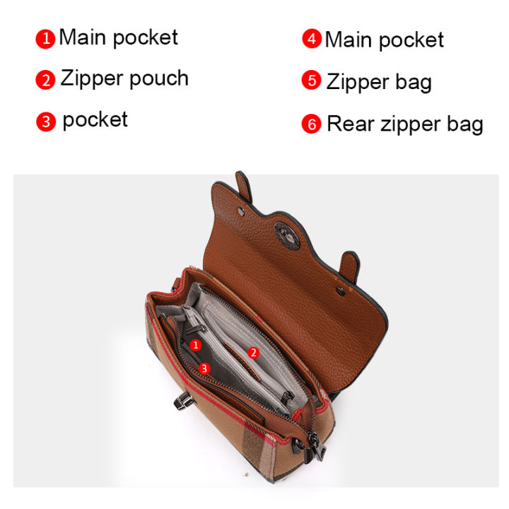 Women's%20New%20Style%20Summer%20Trendy%20Casual%20Versatile%20Canvas%20Plaid%20Small%20Square%20Genuine%20Leather%20Crossbody%20Bag%20-%20Image%206