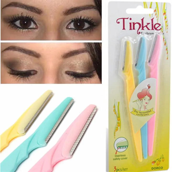 Tinkle%20Eyebrow%20Razors%20for%20Women%20%E2%80%93%203pcs%20Set%20(Multicolor)%20%7C%20Facial%20Hair%20Remover,%20Eyebrow%20Shaper%20&%20Dermaplaning%20Tool%20-%20Image%202