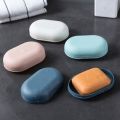 Plastic Bathroom Shower Soap Box With Lids Travel Portable Small Soap Tray Dish Storage Holder Plate Home Soap Container. 