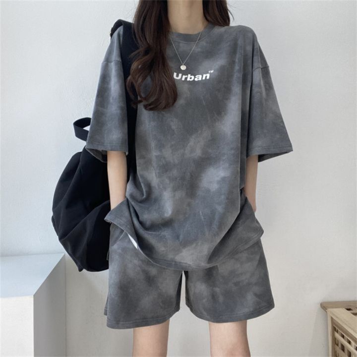 Women%20T-Shirt%20Shorts%20Suit%20Set%20Casual%20Tie%20Dye%20Loose%20Tshirt%20and%20Wide%20Leg%20Middle%20Shorts%20with%20Pockets%20Female%20Soft%20Summer%20Shorts%20Sets%20-%20Image%205