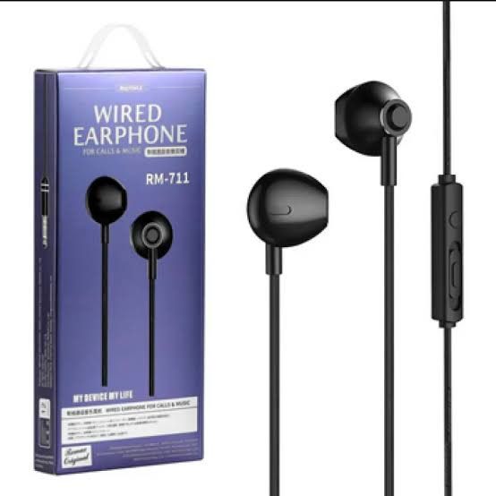 Remax RM-711 Wired Earphone Noise Cancelling | Daraz.com.bd