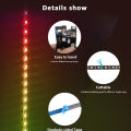 5V 3PIN ARGB LED Strip Light WS2812B IC Addressable Rainbow Light Digital Header PC Host Case Aura Sync RGBIC Fusion RGBIC.
