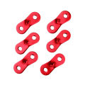6pcs Camping Tent Rope Buckle Lightweight Outdoor Paracord Quick Hang Wind Rope Hanger Buckle Tent Canopy Accessories. 