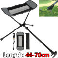 Camping Chair Foot Rest Ottoman Folding Attachable Leg Rest Recliner Lazy Retractable for Retractable Stool Hammock Beach Chair. 