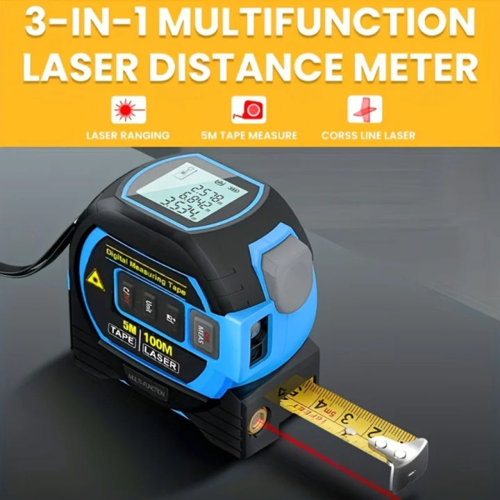 40M/60M Backlight Distance Meter Building Measurement Device 3 in 1 ...