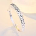 925 Silver Original Romantic Gypsophila Star Bangles for Women Bracelets Fashion Party Wedding Accessories Jewelry. 