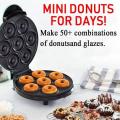 Mini Donut Maker, Non Stick,Compact design Easy to use.for breakfast making. 