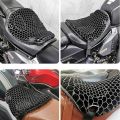 Gel Honeycomb Motorcycle Cushion Universal Comfort Damping Absorbing Pressure Relief Breathable Cushions.