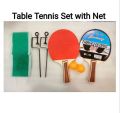 Table Tennis TT Bat Set with Net and free 3 piece TT ball. 