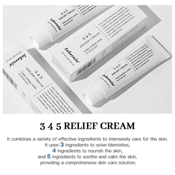 345%20Relief%20Cream%20Face%20Moisturizer%20Cream%20Nourish%20Soothing%20Skin%20Repair%20Clean%20Acne%20For%20Oily%20Skin,%20Hydrating%20Facial%20Lotion%20Skincare%20-%20Image%204