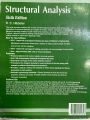 STRUCTURAL ANALYSIS 6th EDITION BY RC HIBBELER. 