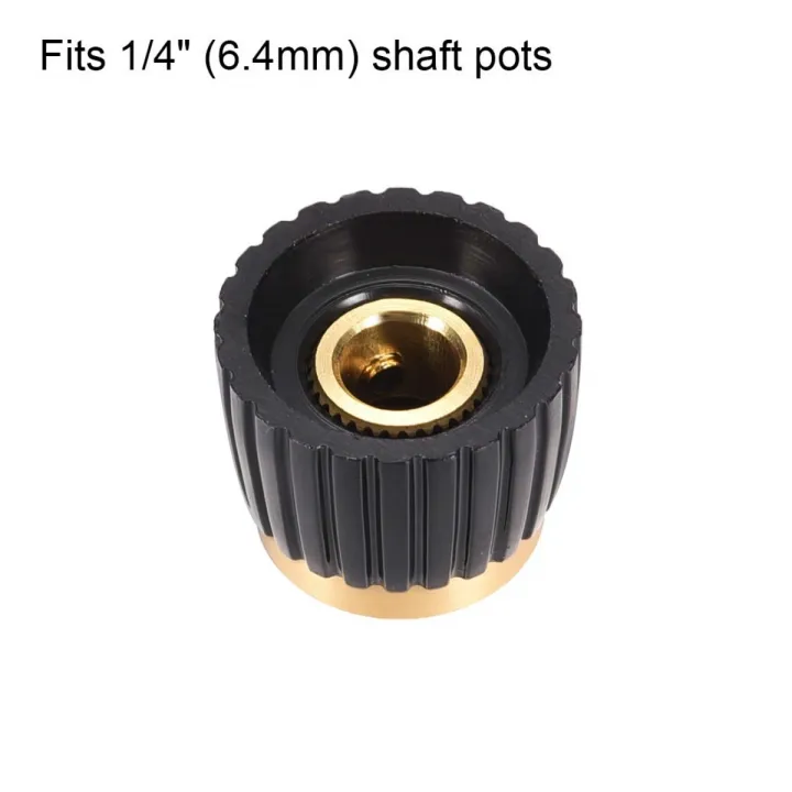 Miwayer%205/10/20%20Pcs%20Guitar%20Amplifier%20AMP%20Knobs%206.35MM%20Potentiometer%20Knob%20%20Cap%20Knobs/%20for%20Amplifie&Electric%20Guitar%20Pedal%20-%20Image%203