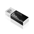 Alloy Card Reader 4 Ports USB2.0 Micro SD TF M2 MS Pro Duo MMC SDHC DV Phone Camera Memory Card Adapter with LED Indicator. 