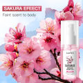 SADOER Cherry Blossom Fragrance Spray Long Lasting Light Scent Alcohol-Free Refreshing Portable Fragrance for Women Daily Office. 